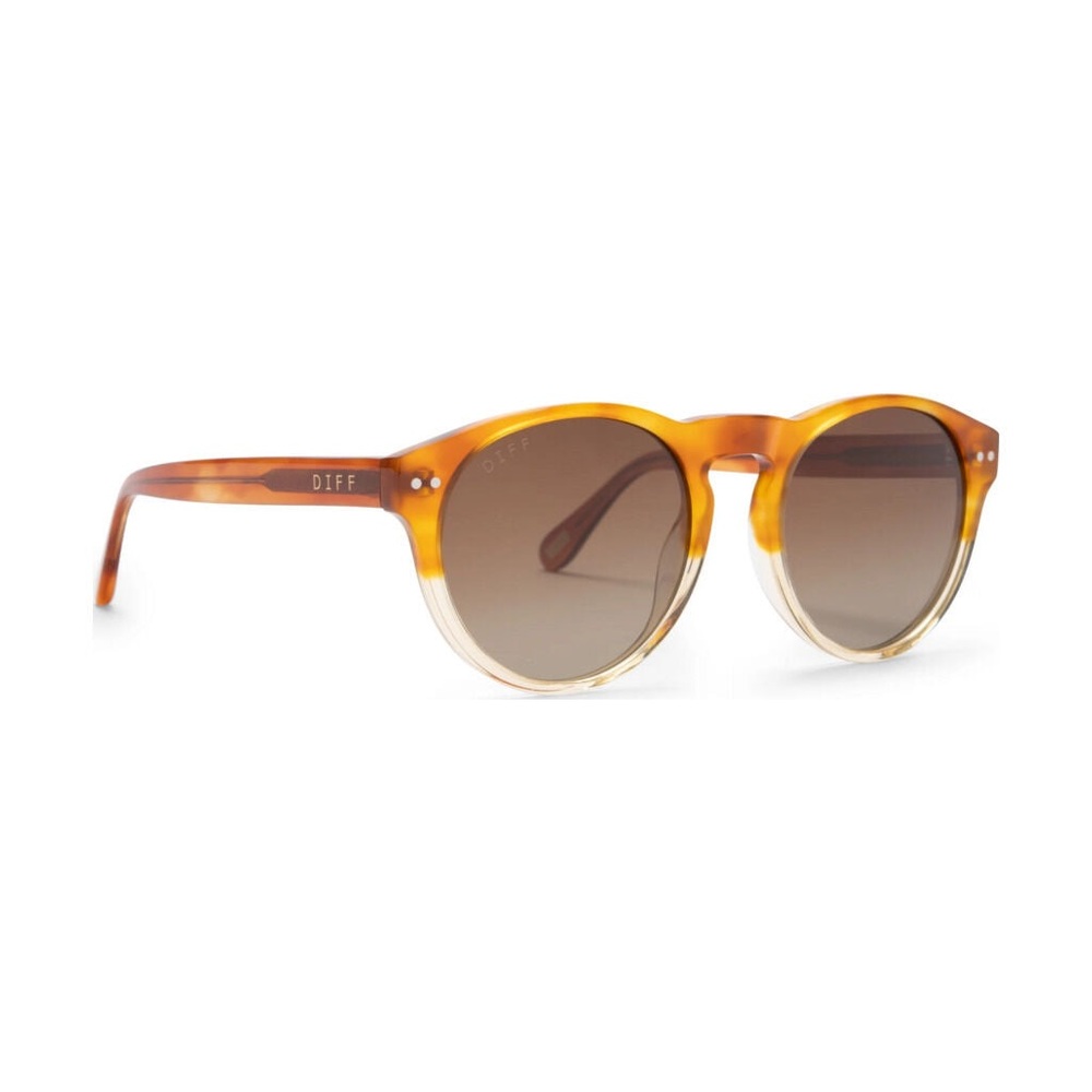 NWOT DIFF Charitable Eyewear Sunglasses Desert Sand and Polarized Brown